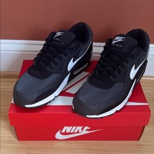 Nike Air Max 90 Iron Grey Dark Smoke Grey Black White Size 11
